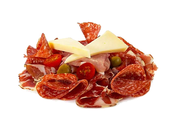 Salami, roasted ham and cheese